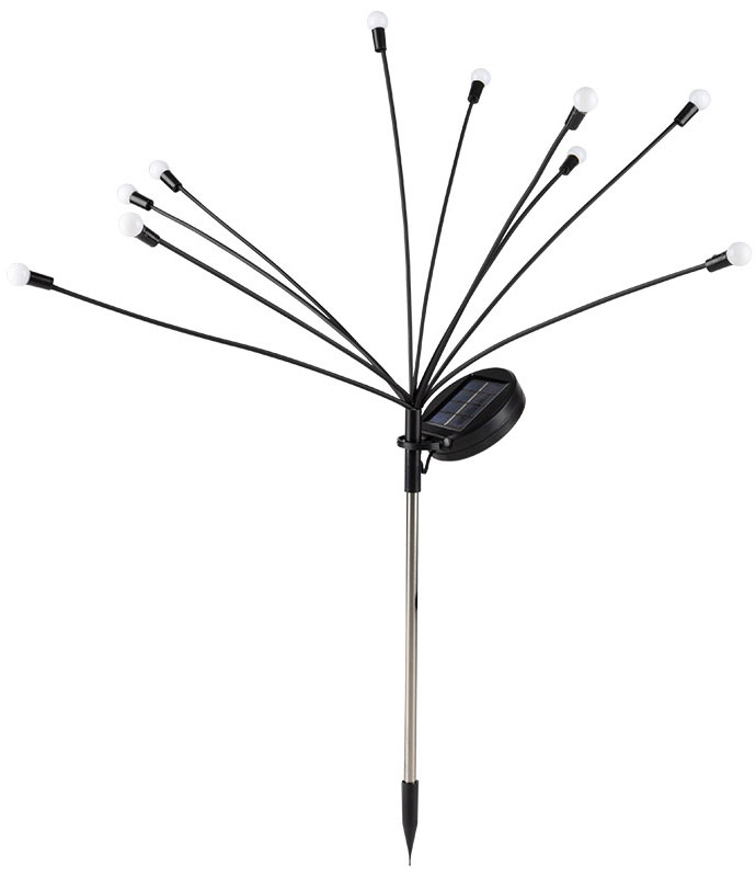 

Фонарь садовый Park Мотылек, на солнечной батарее (107151), Черный