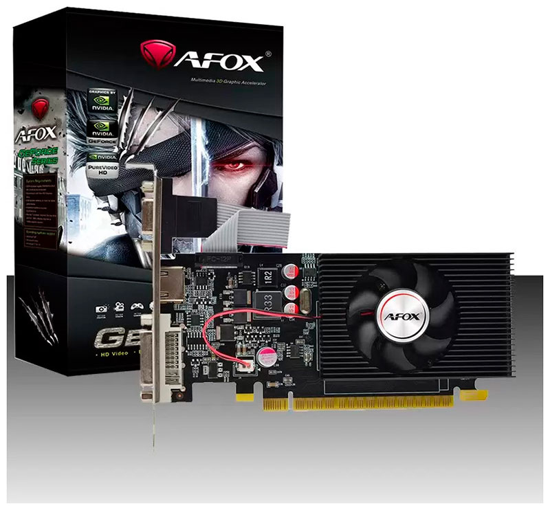 Изображение товара Видеокарта Afox GeForce GT 730 LP 1GB (AF730-1024D3L7-V1)