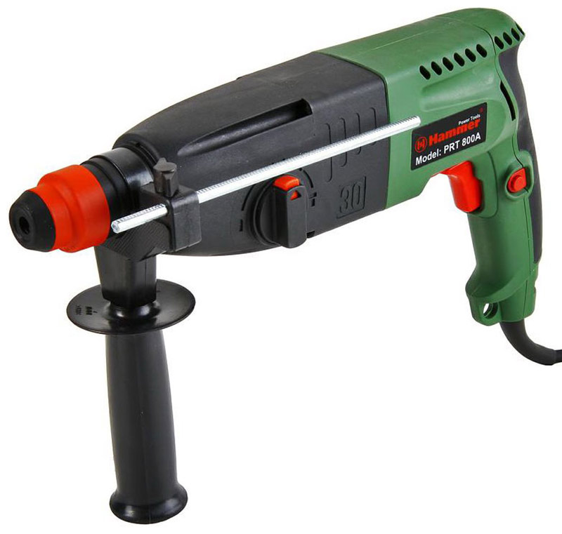 

Перфоратор Hammer 800 Вт, SDS+, 26 мм, 0-1245 об/мин, 2.6 Дж, 3 режима, коробка (PRT800A)