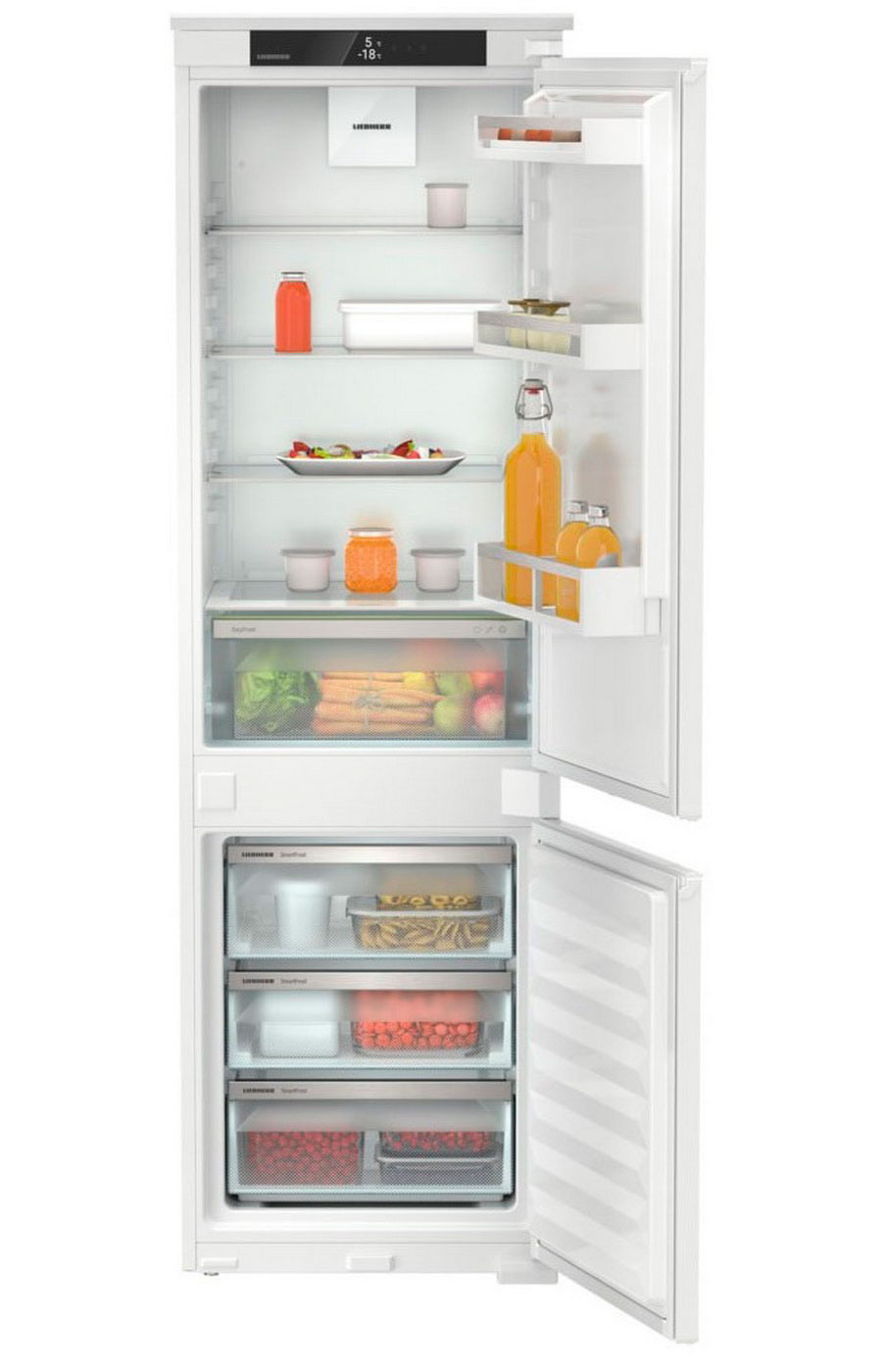 Изображение товара Встраиваемый двухкамерный холодильник Liebherr ICSe 5103-22 001 белый
