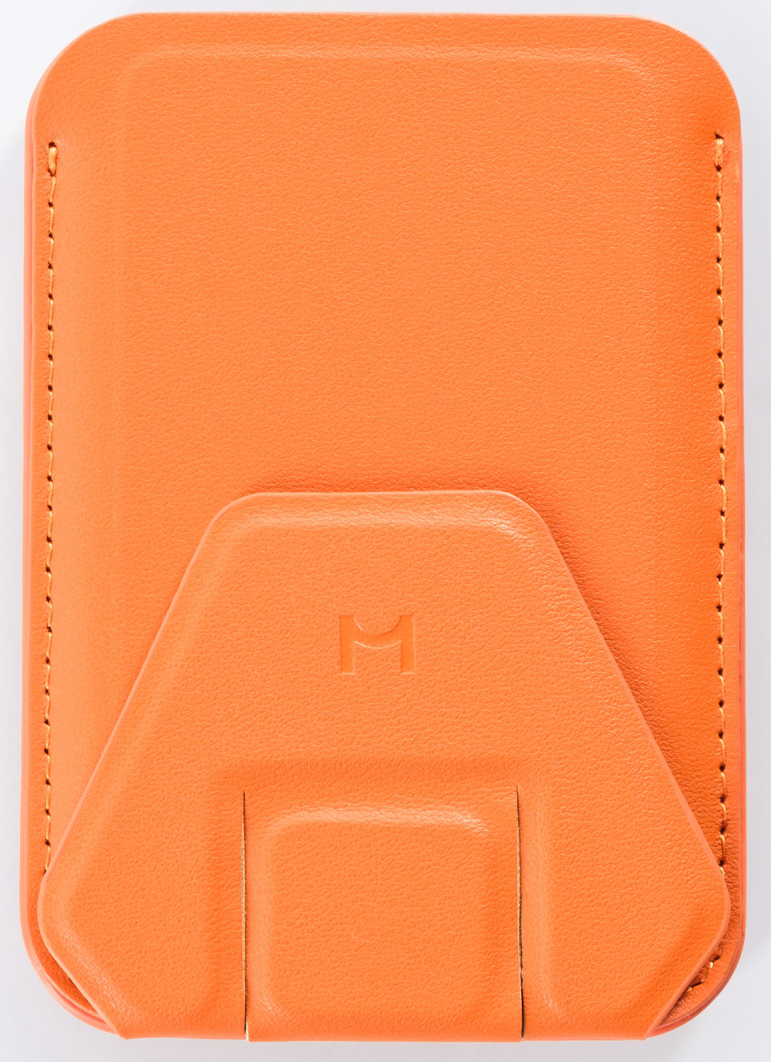 Изображение товара Кошелек-кардхолдер Magssory c подставкой и магнитами, совместимый с MagSafe (ACL001 оранжевый)