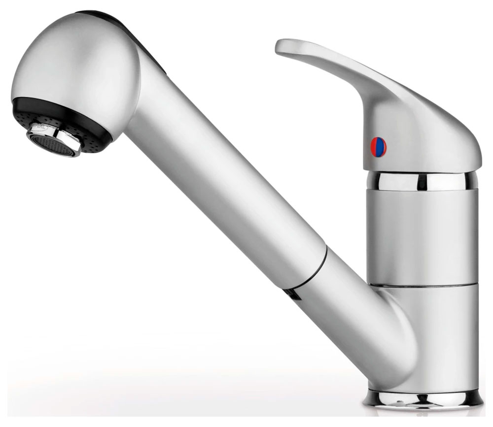 

Кухонный смеситель Pyramis FESTIVO, латунь/сатин (095201101)