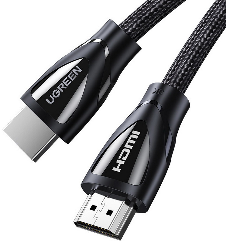 Изображение товара Кабель HDMI 2.1 Ugreen HD140 8K 2 метра черный braided кабель