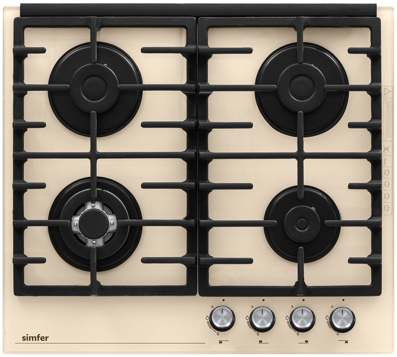 Изображение товара Газовая варочная панель Simfer H60H41J570