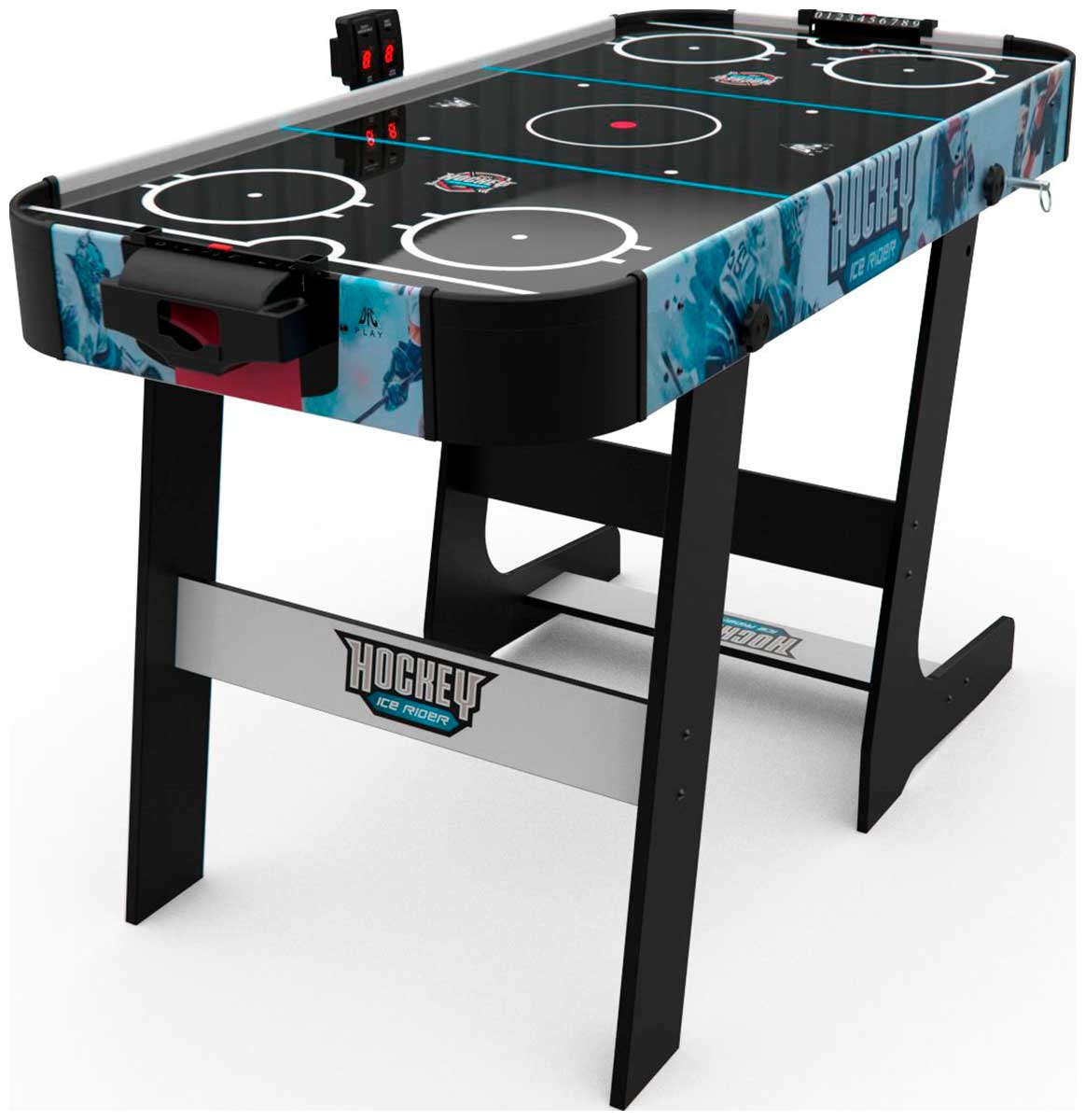 Изображение товара Игровой стол DFC ICE RIDER аэрохоккей со складной конструкцией