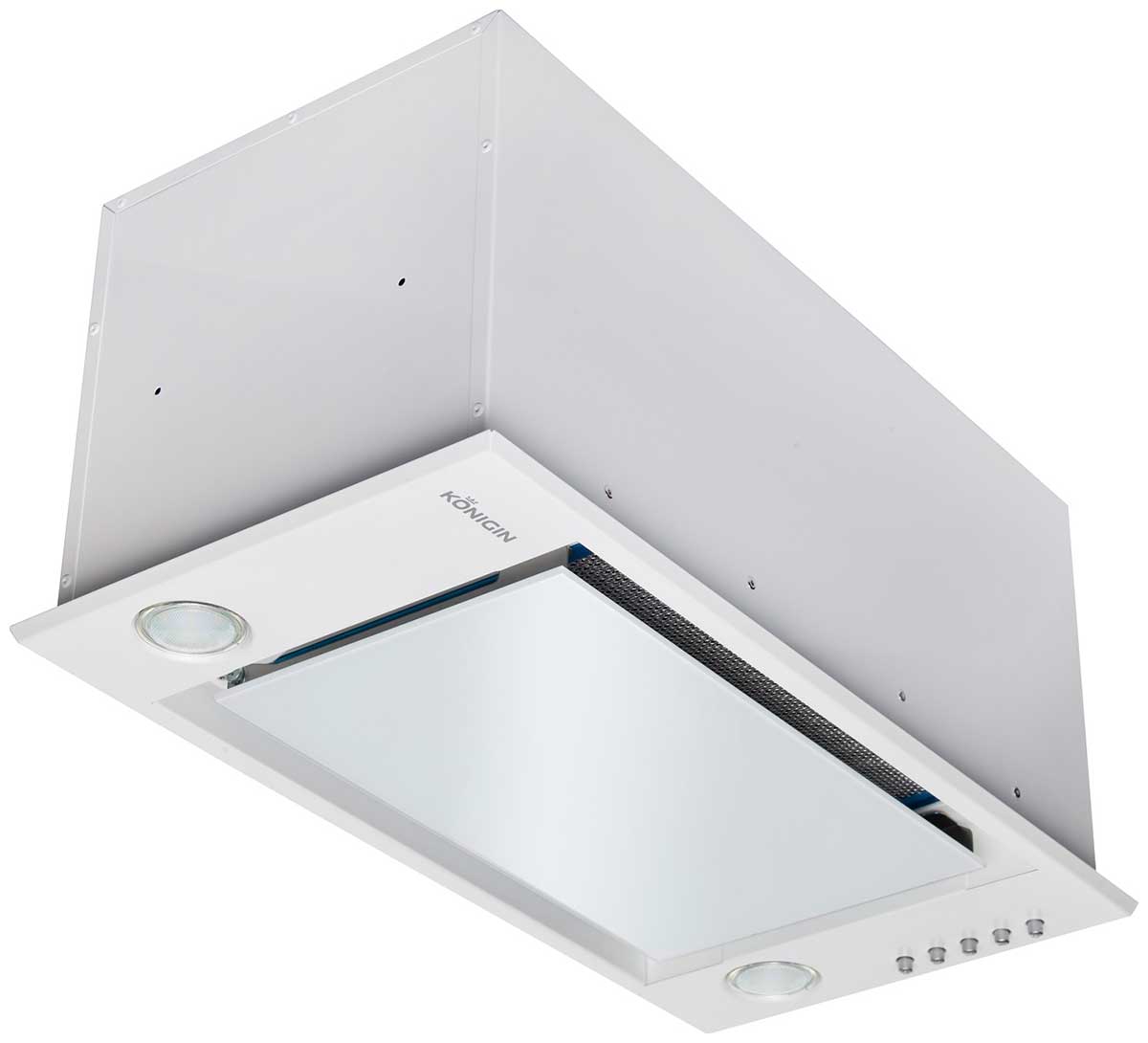 Изображение товара Компактная встраиваемая вытяжка Konigin Checkbox White 60 для кухни
