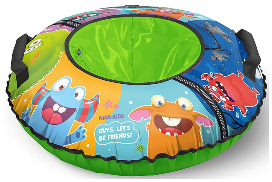 Изображение товара Тюбинг Ника с круговым дизайном с монстриками (ТБ3К-70)