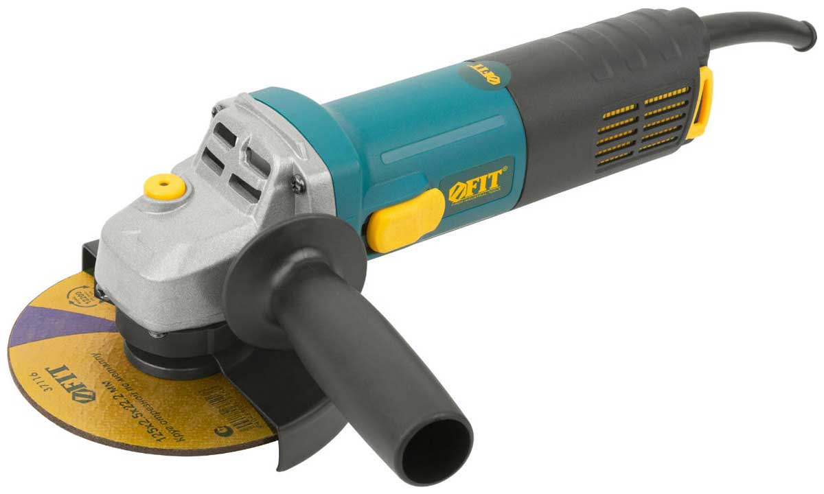 Изображение товара Угловая шлифмашина Fit 900 Вт 125 мм для резки и шлифовки