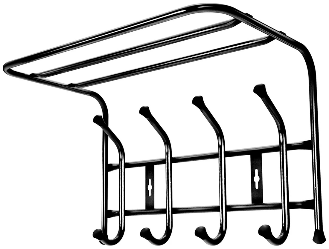 Изображение товара Настенная вешалка Ника ВП4/Ч (черный)