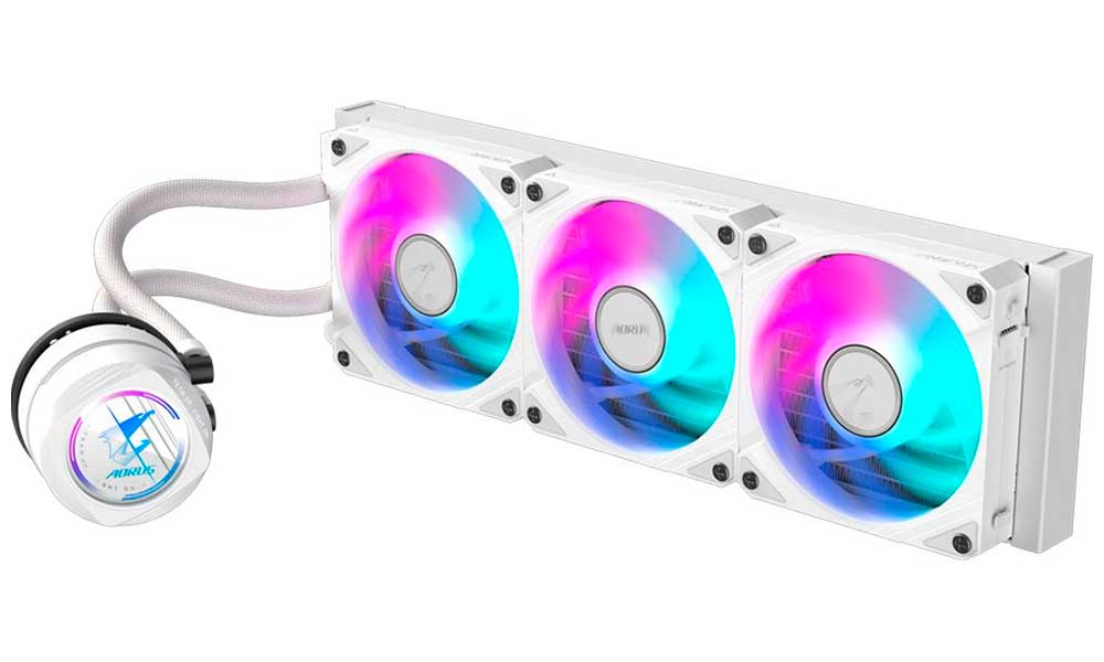 Изображение товара СЖО для процессоров Gigabyte AORUS WATERFORCE II 360I White (GP-AORUS WATERFORCE II 360I)