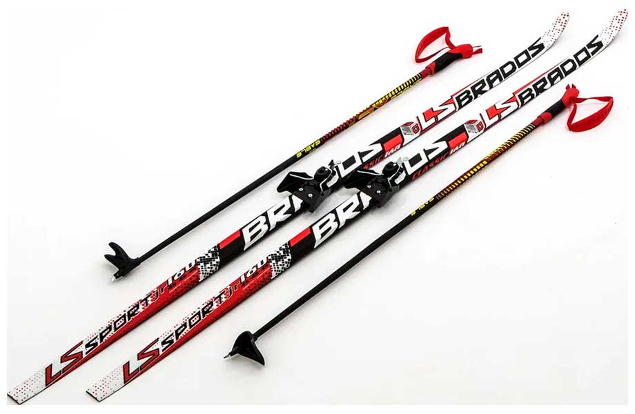 Изображение товара Лыжи беговые STC 150 WAX Brados LS Red