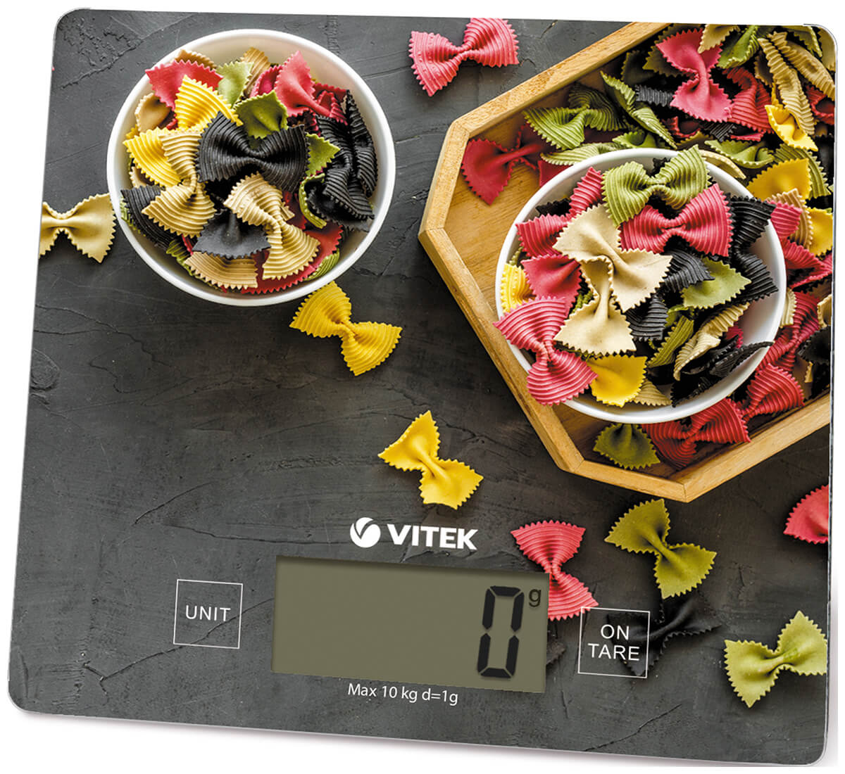Изображение товара Весы кухонные электронные Vitek VT-8027, макс.вес: 10 кг, рисунок