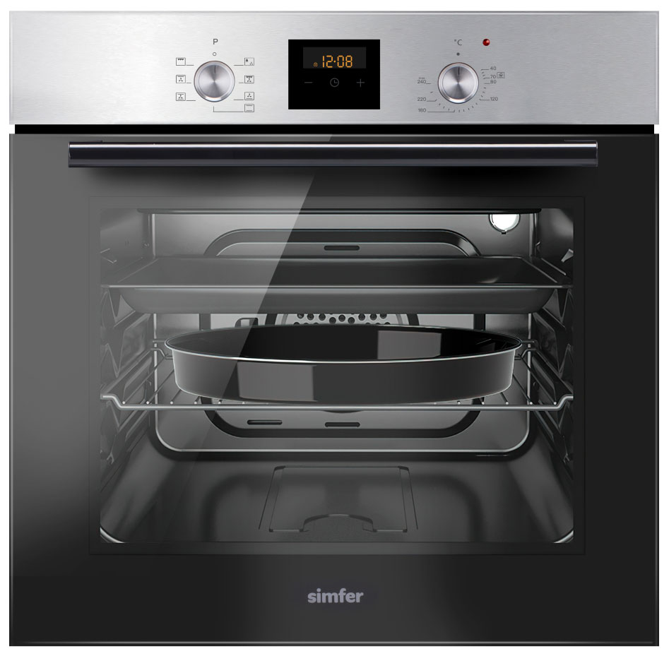 

Электрический духовой шкаф Simfer B6EM56070, Нержавеющая сталь/черный