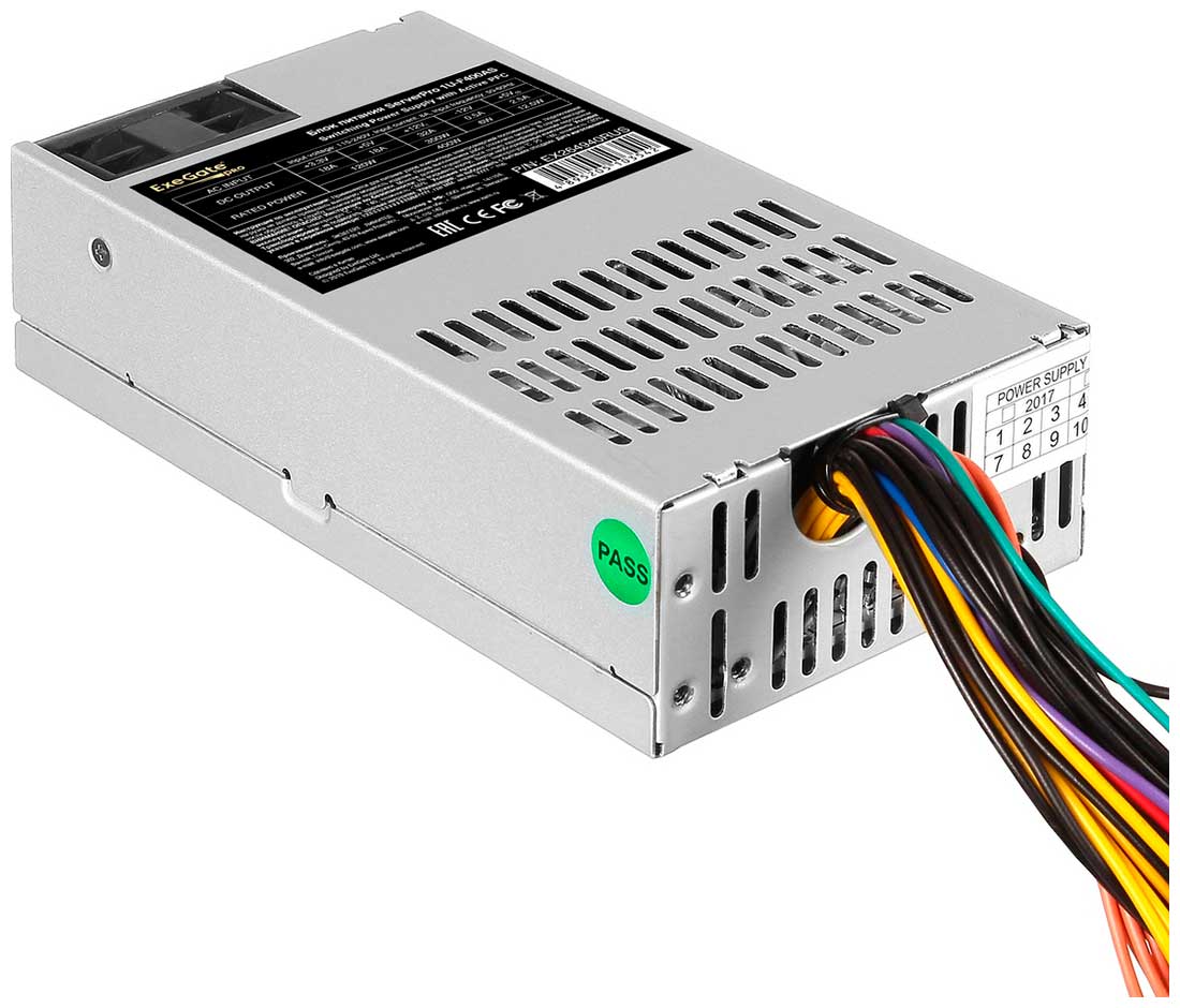 Изображение товара Серверный БП ExeGate 400W ServerPRO-1U-F400AS Flex ATX (EX264940RUS)