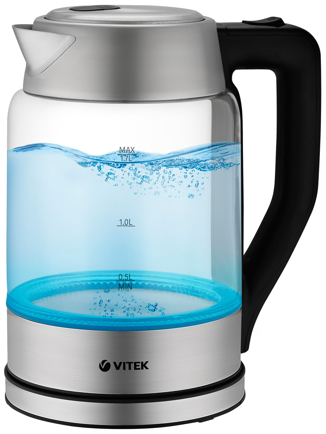 

Чайник электрический Vitek VT-7043, Прозрачный/нержавеющая сталь