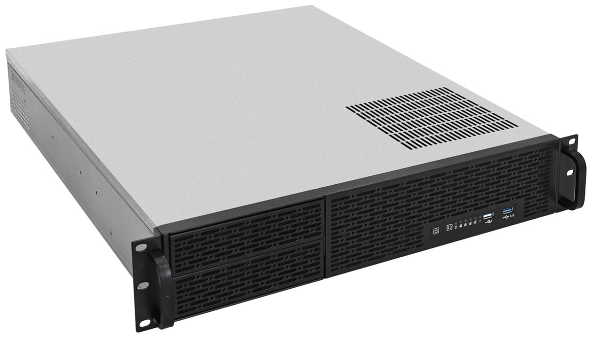 Изображение товара Серверный корпус ExeGate Pro 2U550-06/2U2088 с блоком питания 700 Вт и вентиляторами