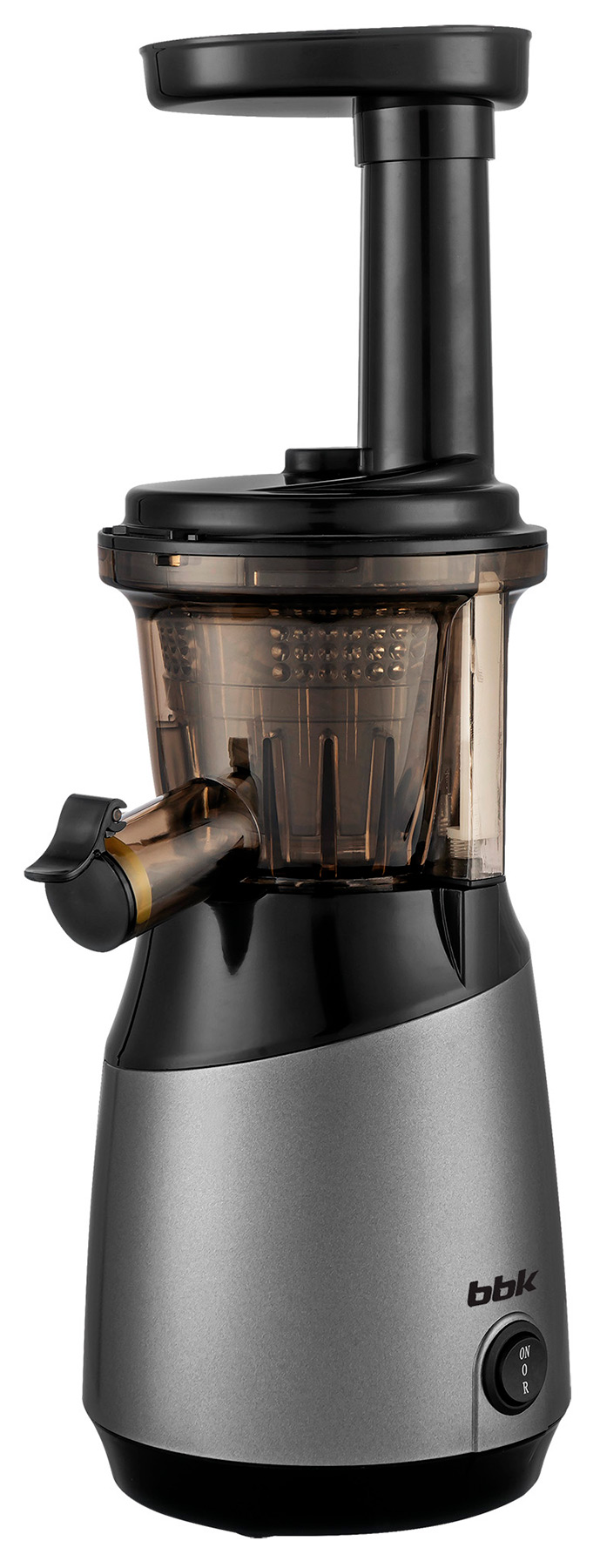 Изображение товара Соковыжималка BBK JCS100 шнековая для свежих соков черный/серый