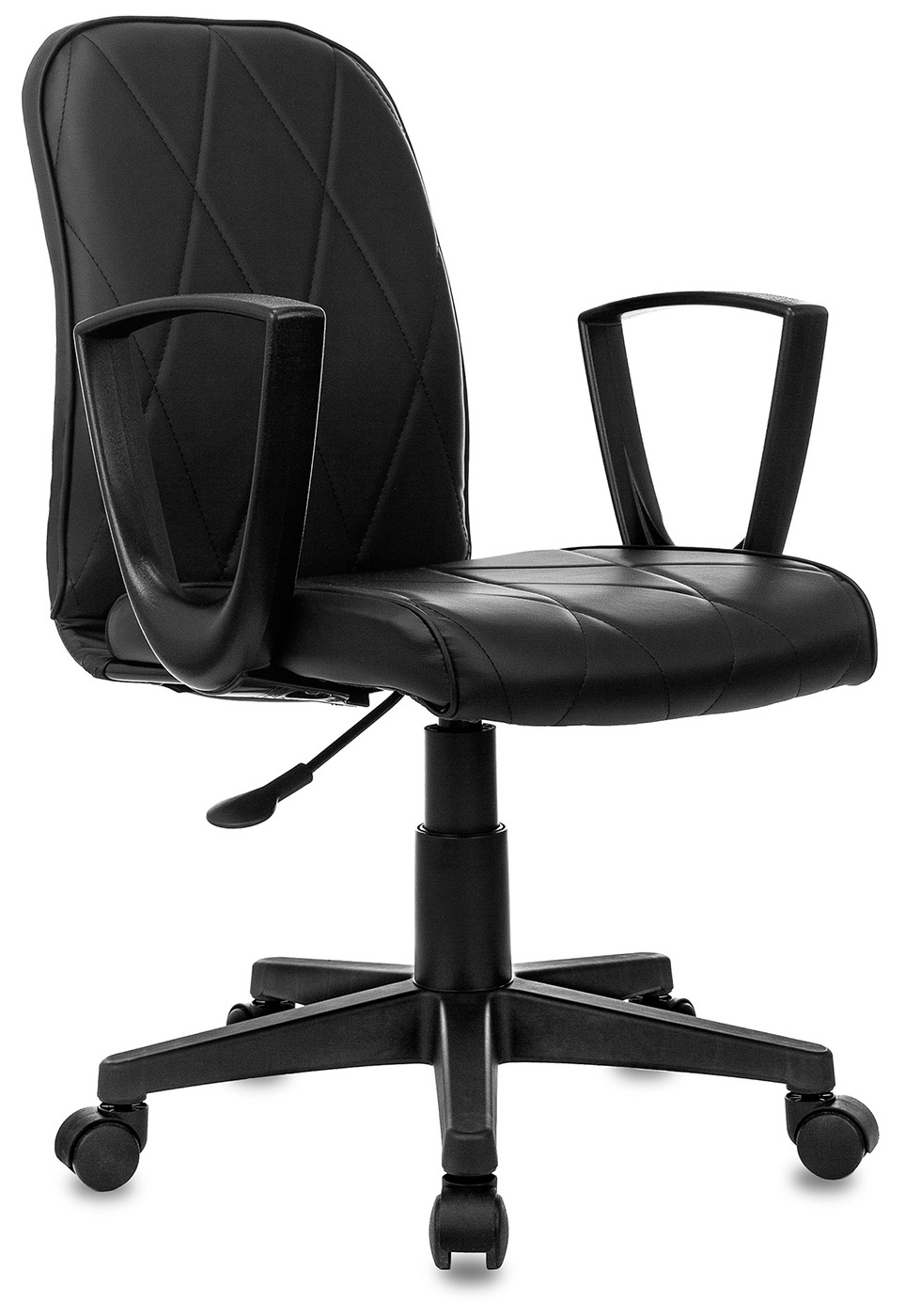 

Кресло Бюрократ CH-327, черный, экокожа, крестовина пластик черный (CH-327/BLACK-PU)