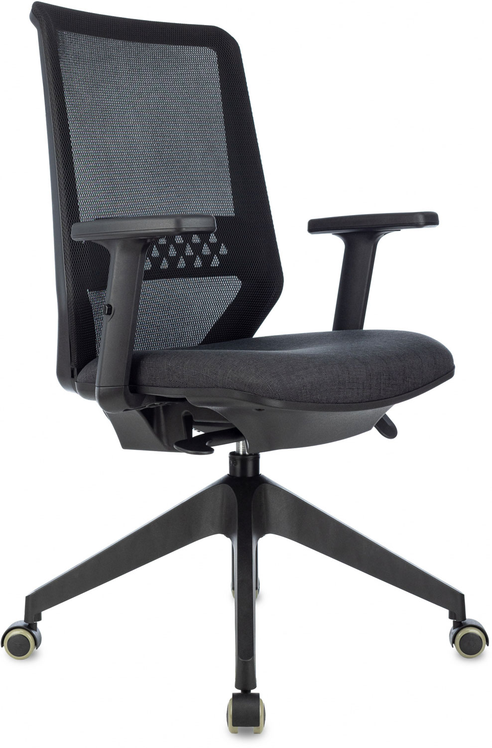 

Кресло оператора Бюрократ MC-611NL, черный, TW-01 38-418, сетка/ткань, крестов. 4-луч., пластик черный (MC-611NL/B/418B)