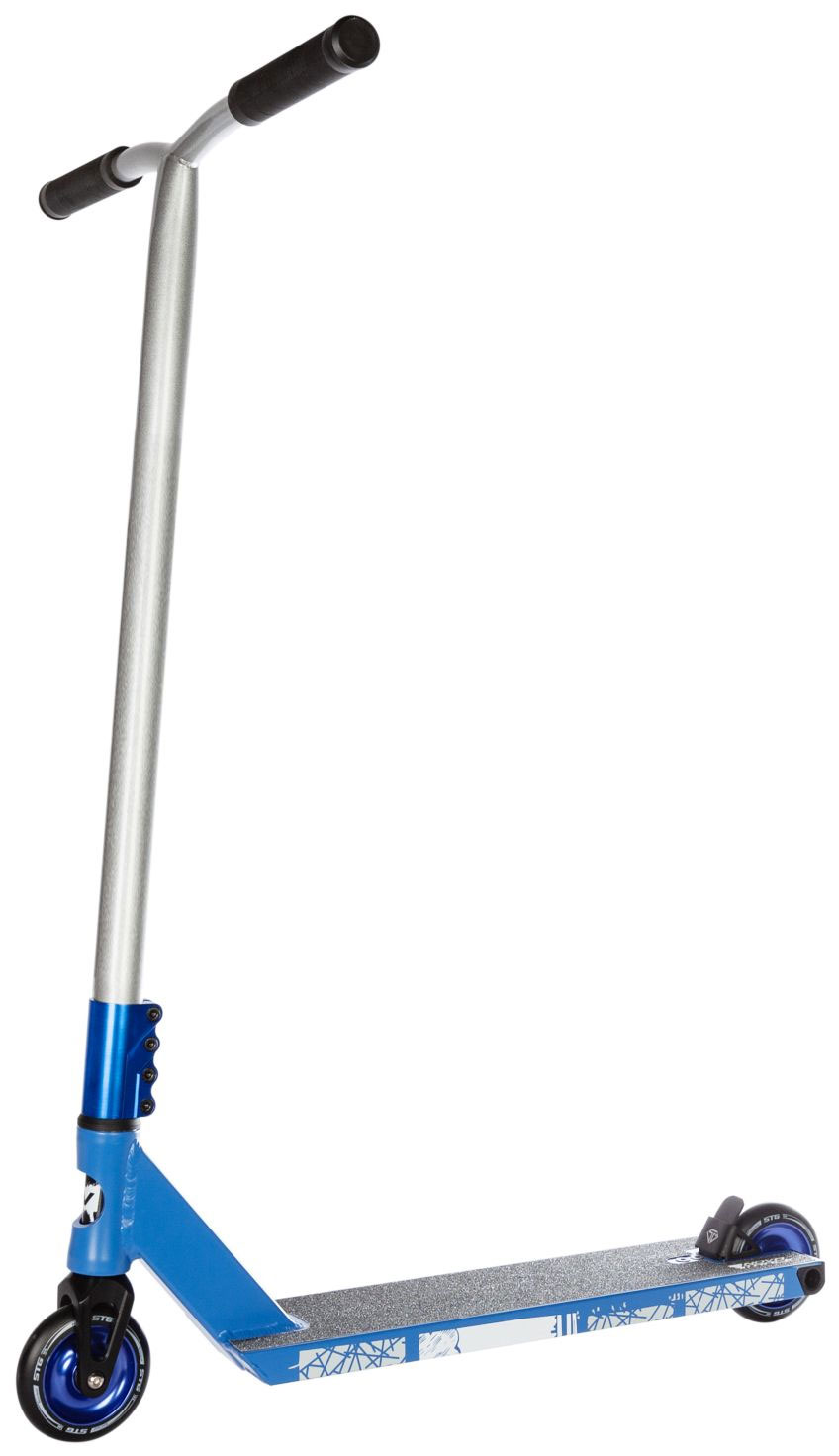 Изображение товара Трюковый самокат Novatrack Crow 10 100 мм алюминий синий серебристый