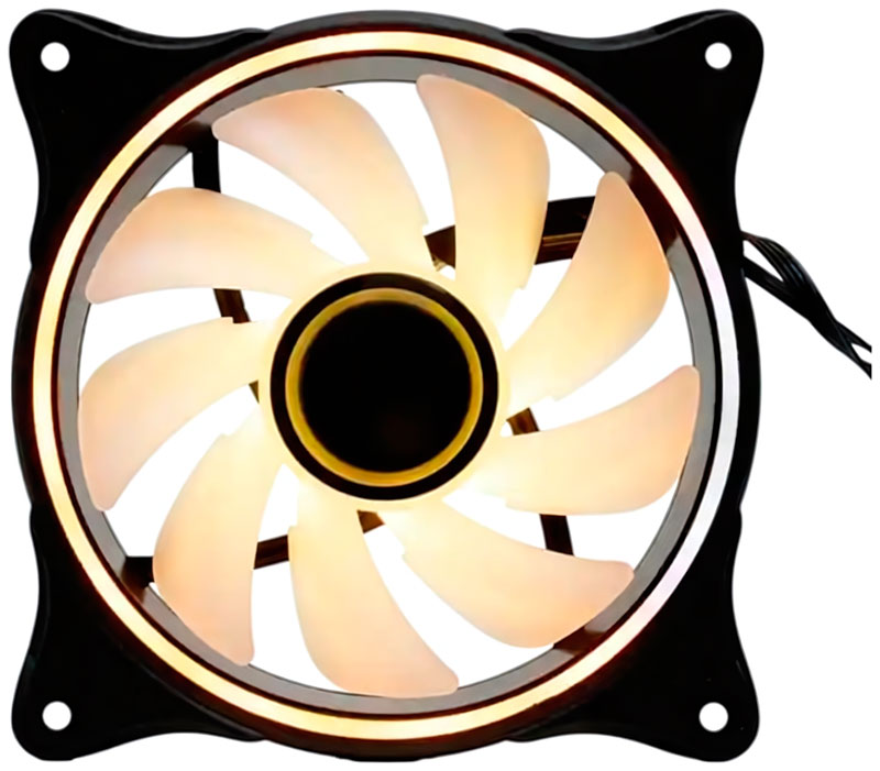 Изображение товара Вентилятор для корпуса HSPD FN027R Black 120mm ARGB Black (FN027R-120BK-ARGB)