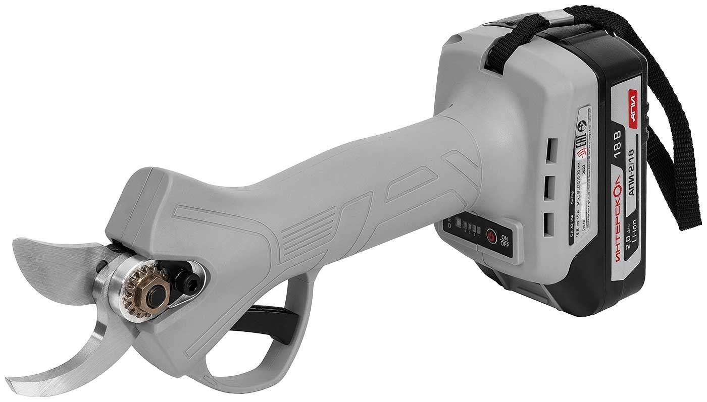 

Секатор Интерскол СА-30/18В, 18 В, рез до 30 мм, с АКБ 2 Ач и ЗУ, в кейсе (775.2.1.70), Серый