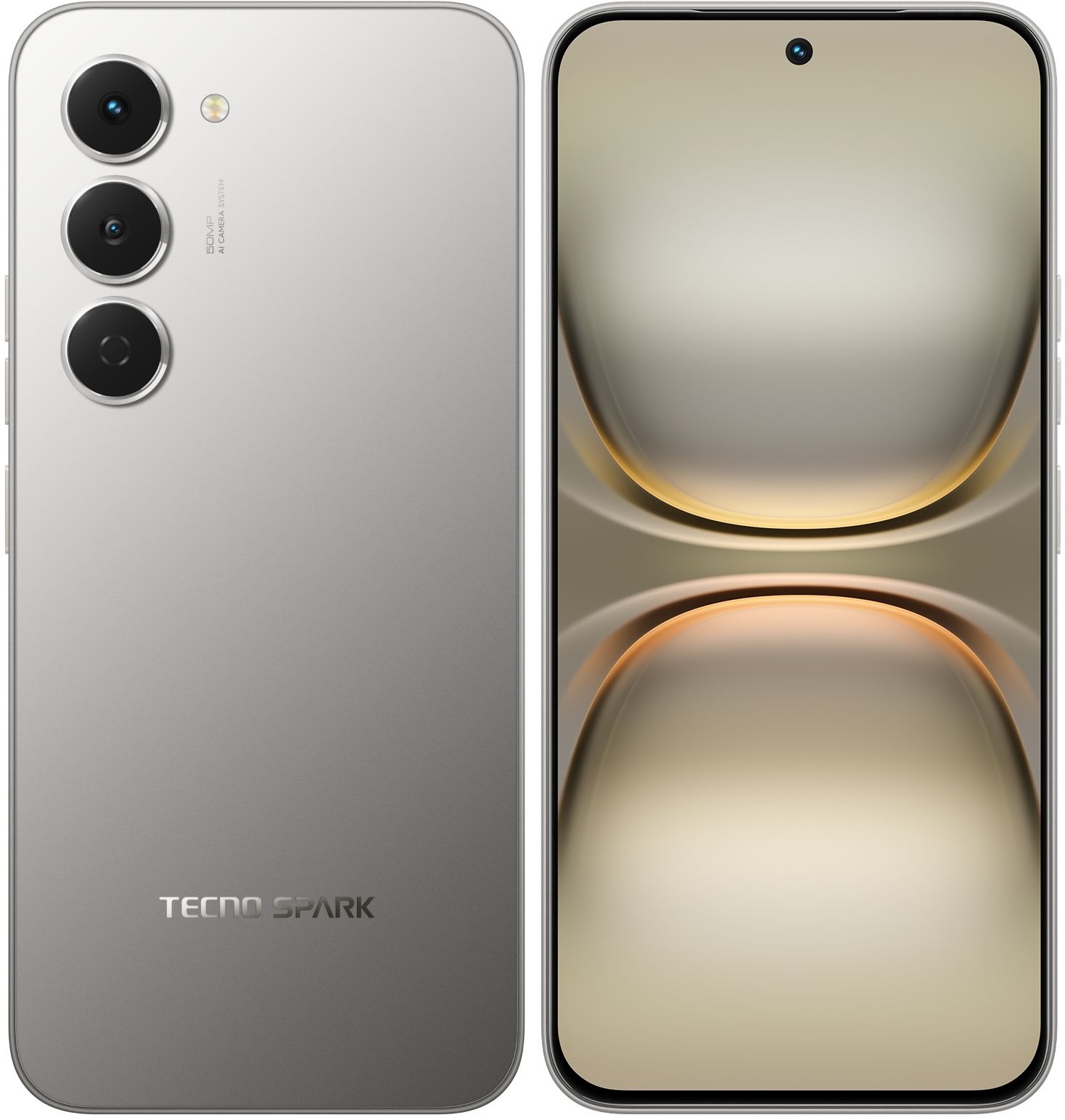 Изображение товара Смартфон Tecno Spark 40 Pro 256Gb 8Gb титановый