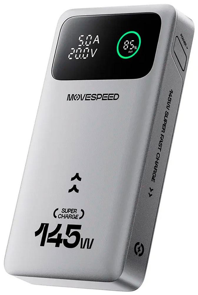 Изображение товара Внешний аккумулятор Movespeed YSPBM25Pro 25000 мАч Power Delivery 3.1 быстрое зарядка