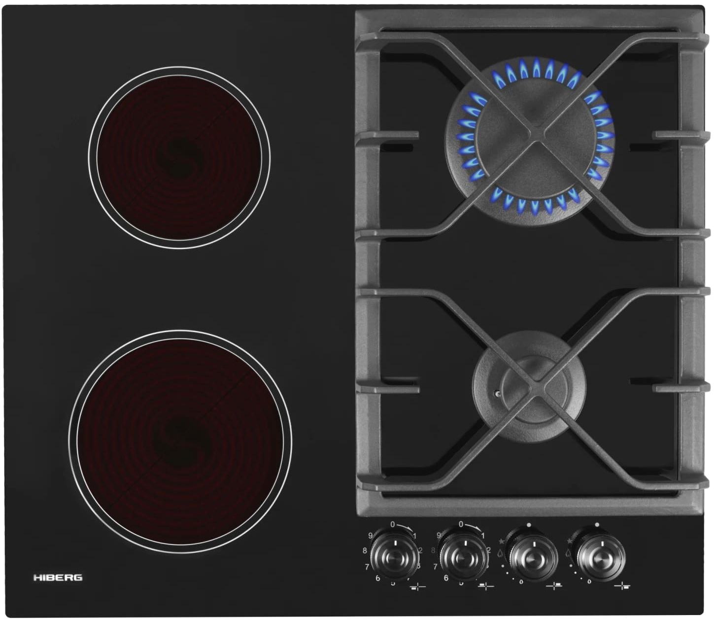 Изображение товара Комбинированная варочная панель Hiberg VM 6020 B