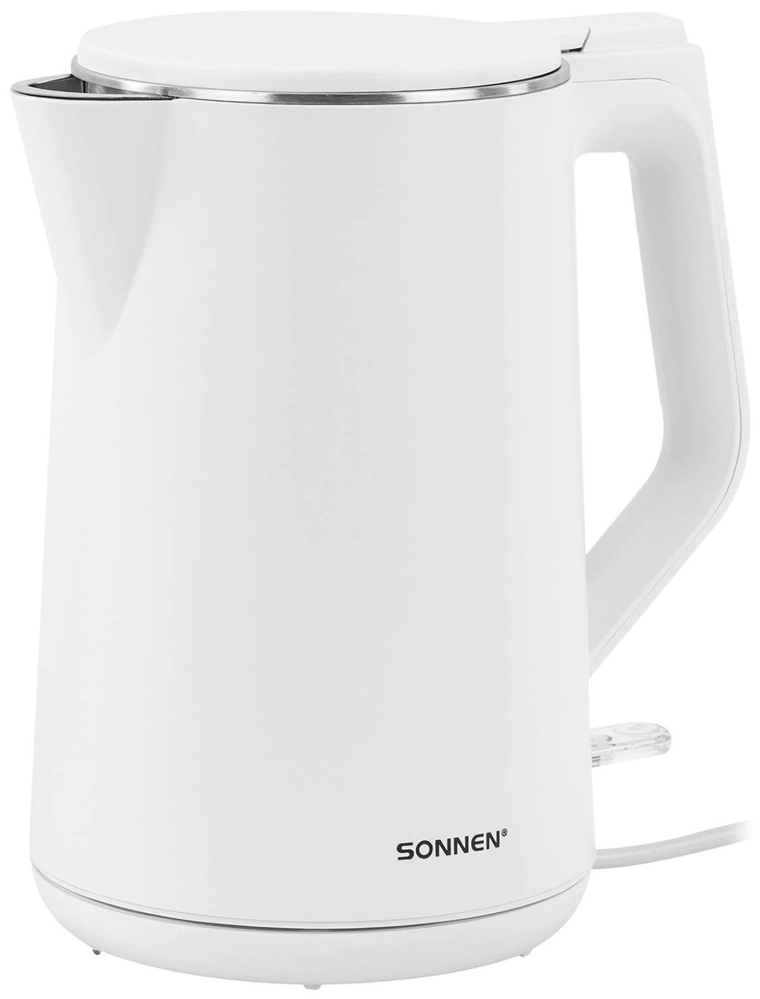 Изображение товара Электрический чайник Sonnen KT-4103 1.5 л 2200 Вт белый надежный современный