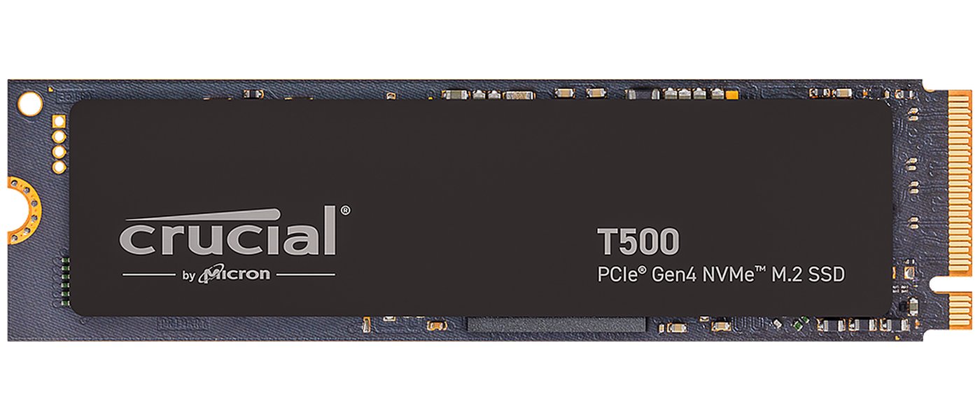 Изображение товара SSD накопитель Crucial T500 2TB PCIe M.2 2280 TLC высокая скорость надежность