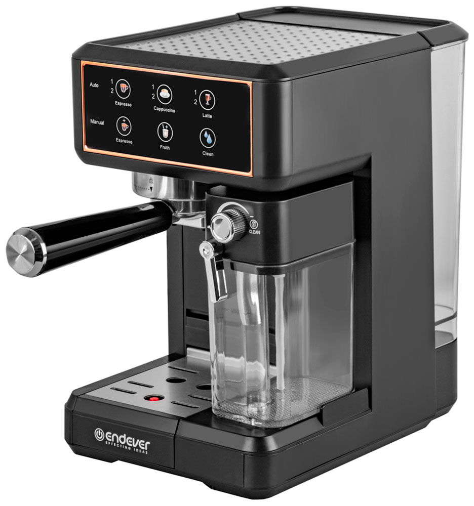 Изображение товара Кофеварка рожковая Endever Costa-1091, черная/стальной