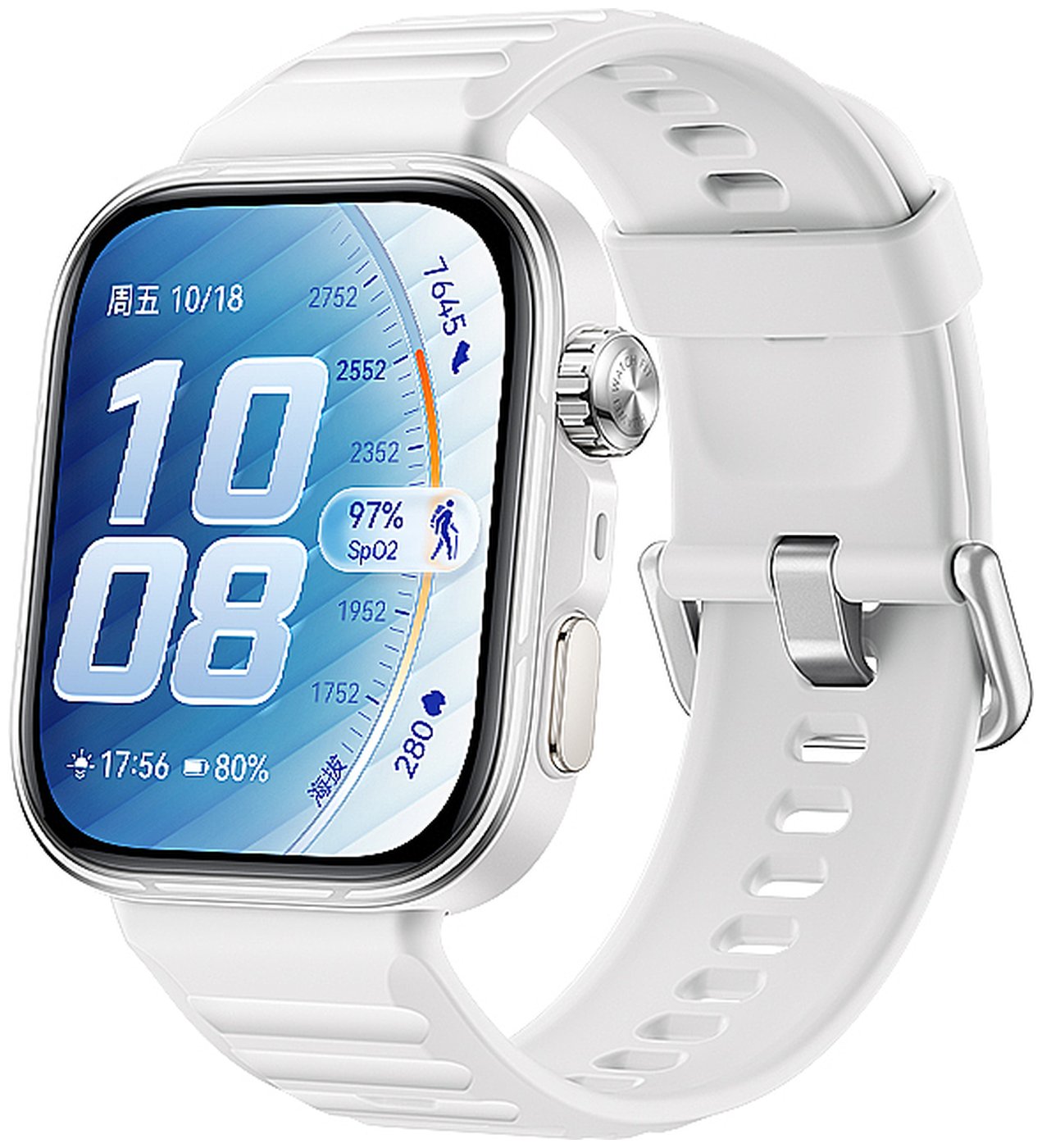 Изображение товара Умные часы Huawei WATCH FIT 5 Pro Niki-B29FS (55020HTY) White/White Fluoroelastomer Strap