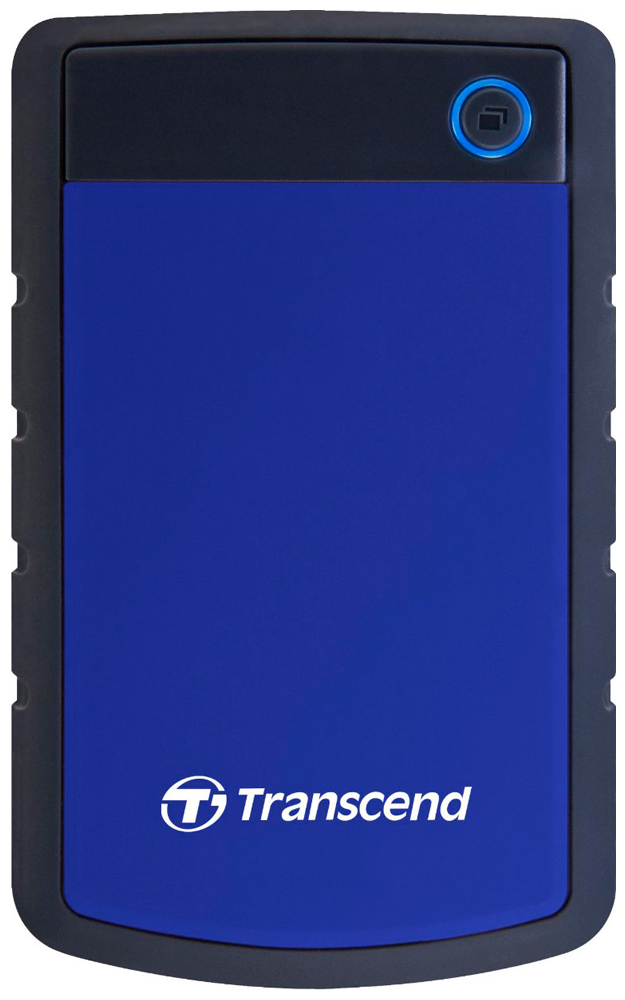 Изображение товара Внешний жесткий диск Transcend USB 3.0 1Тб TS1TSJ 25 H3B черный/синий