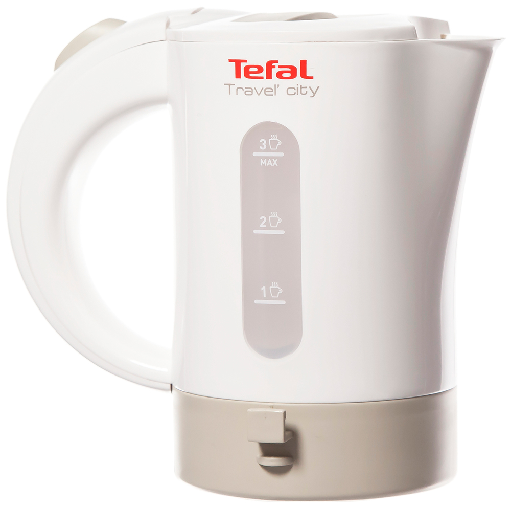Изображение товара Чайник электрический Tefal Travel KO120130, белый