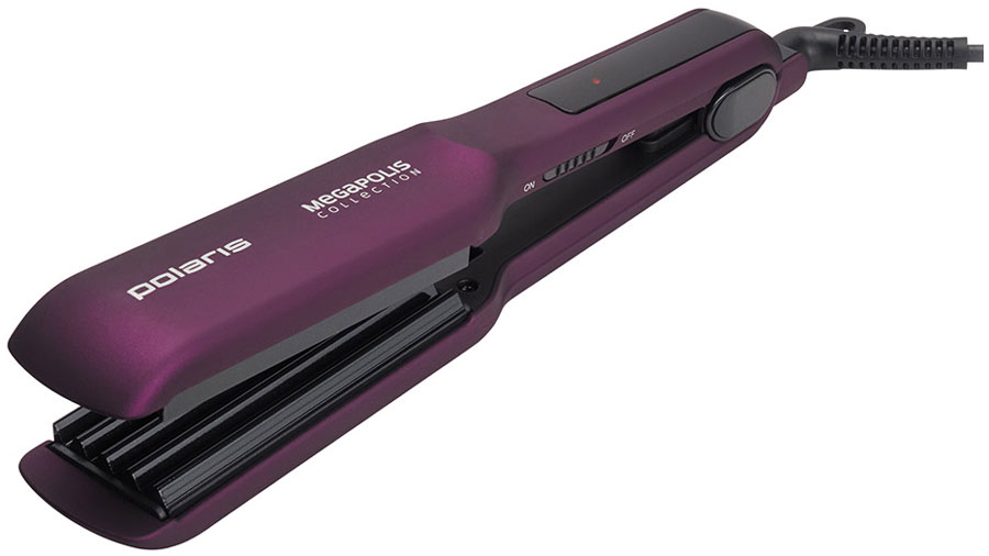 Щипцы для укладки волос Polaris для моделирования PHSZ 4095K Megapolis, фиолетовый