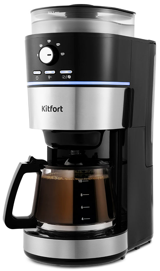 Капельная кофемашина Kitfort КТ-737 кофемашина автоматическая kitfort кт 737