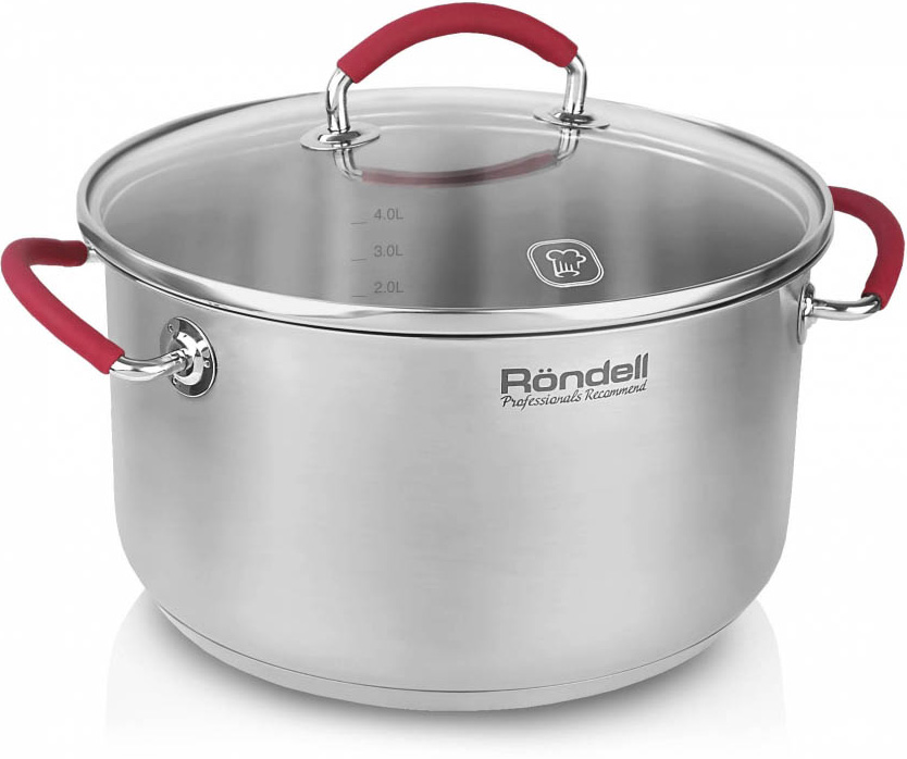 Изображение товара Кастрюля Rondell Sorge RDS-1221 24 см 5.1 л с крышкой для всех видов плит