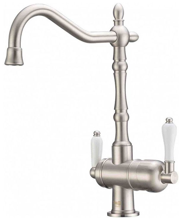 Изображение товара Кухонный смеситель Zorg ZR 326 YF SATIN с технологией двойного канала