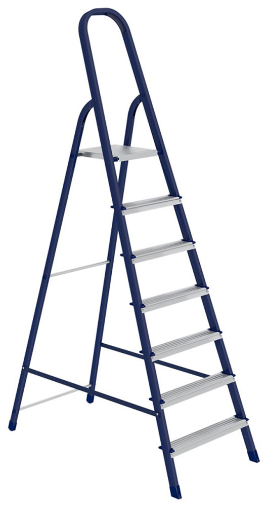 Изображение товара Стремянка Сибртех 7 ступеней, стальная 97847