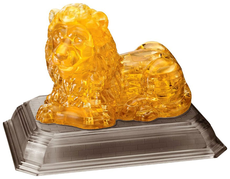 3D Головоломка Crystal Puzzle Лев 91005 пазлы crystal puzzle головоломка лев