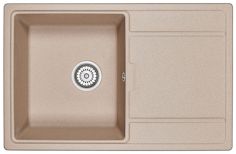 Кухонная мойка Granula GR- 7804 кварцевая, оборачиваемая 780*500 мм песок фотографии