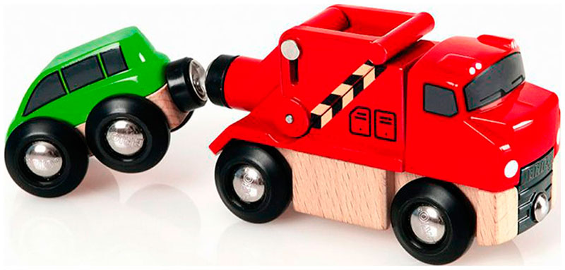 

Машинка Brio Машинка-буксир с машинкой, 33528