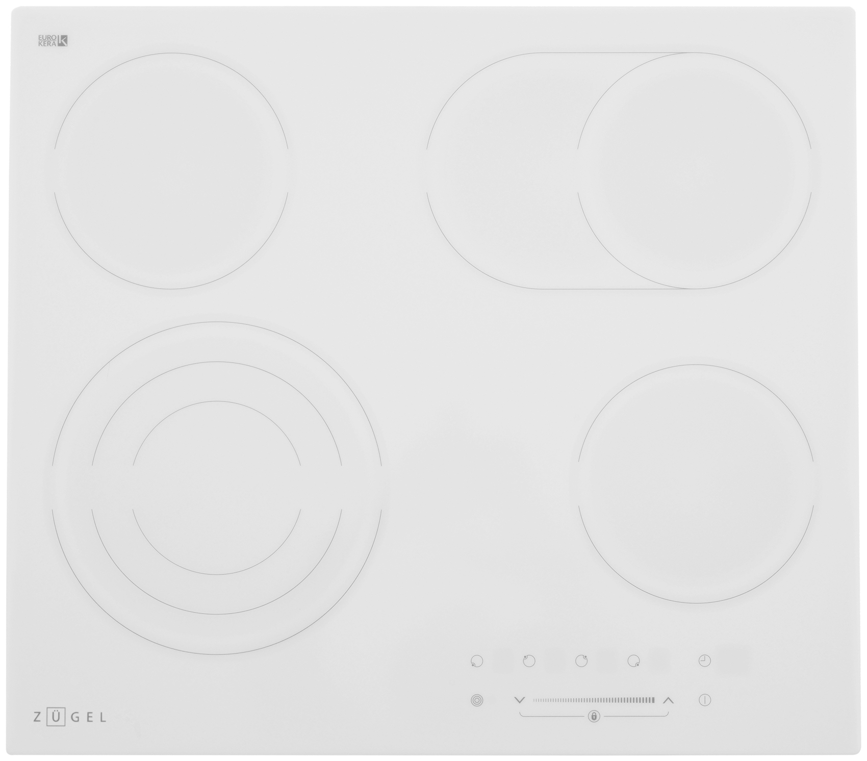 

Электрическая варочная панель Zugel ZEH603W, белая, Белый