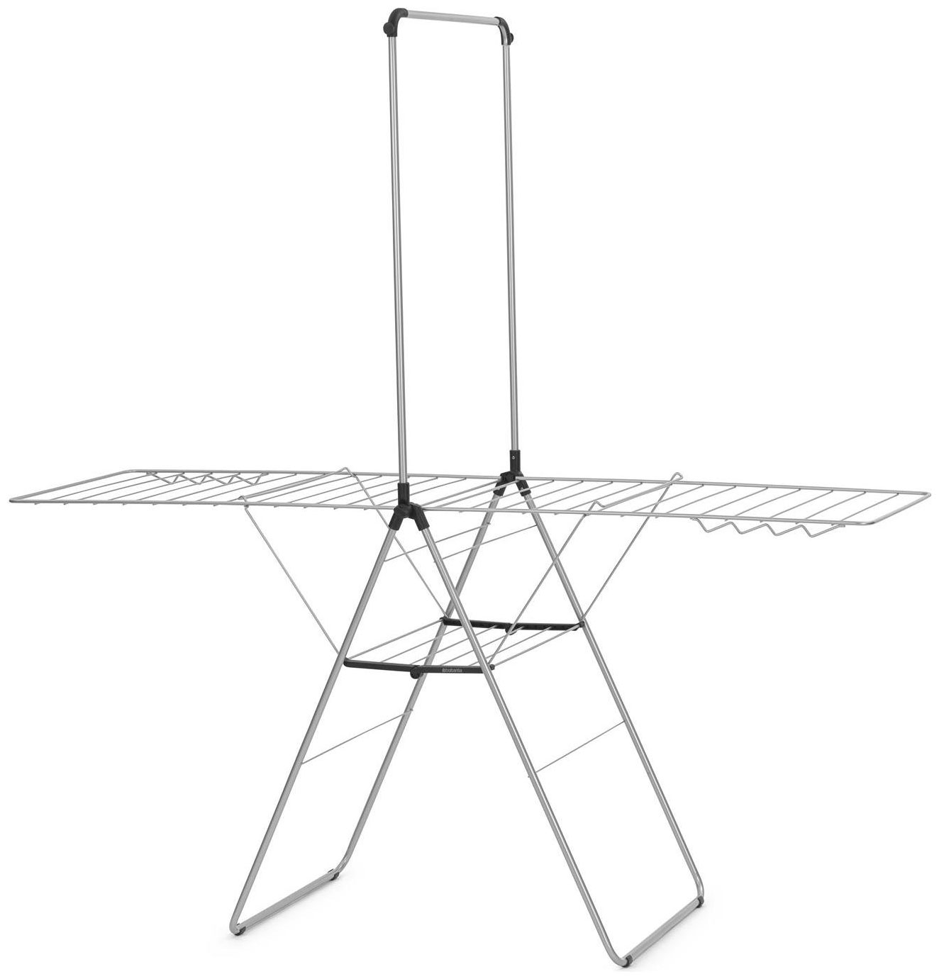Изображение товара Сушилка для белья Brabantia "HangOn" напольная с перекладиной серый матовый 25м навески, 403545