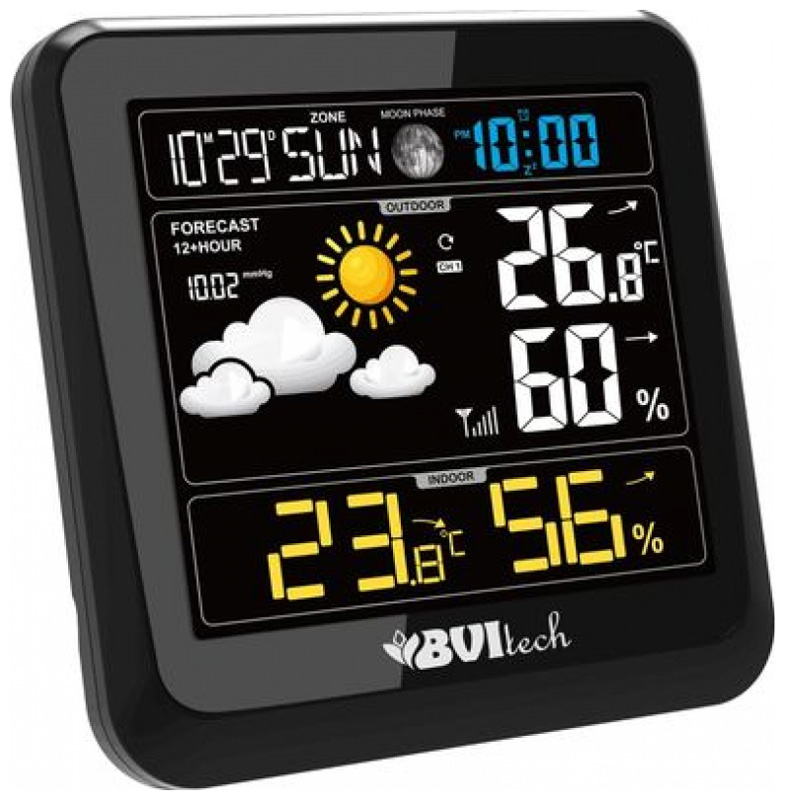Метеостанция  BVItech BV-641 ЧЕРНЫЙ