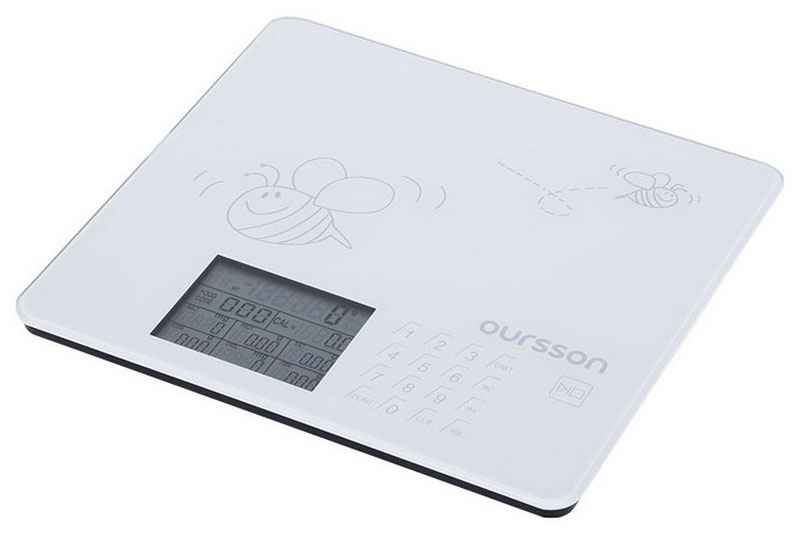 Кухонные весы Oursson KS0502GD/IV Cлоновая кость кухонные весы электронные весы для выпечки точные бытовые граммы маленькие весы для взвешивания пищевых продуктов малое количество