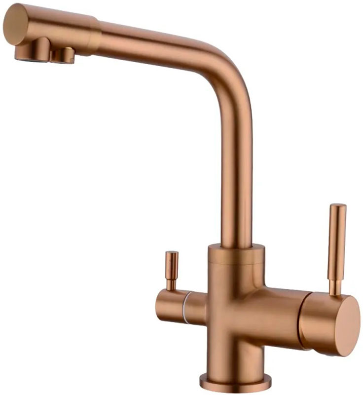 Изображение товара Кухонный смеситель Emar ECB - 3003N PVD Coppery Латунь