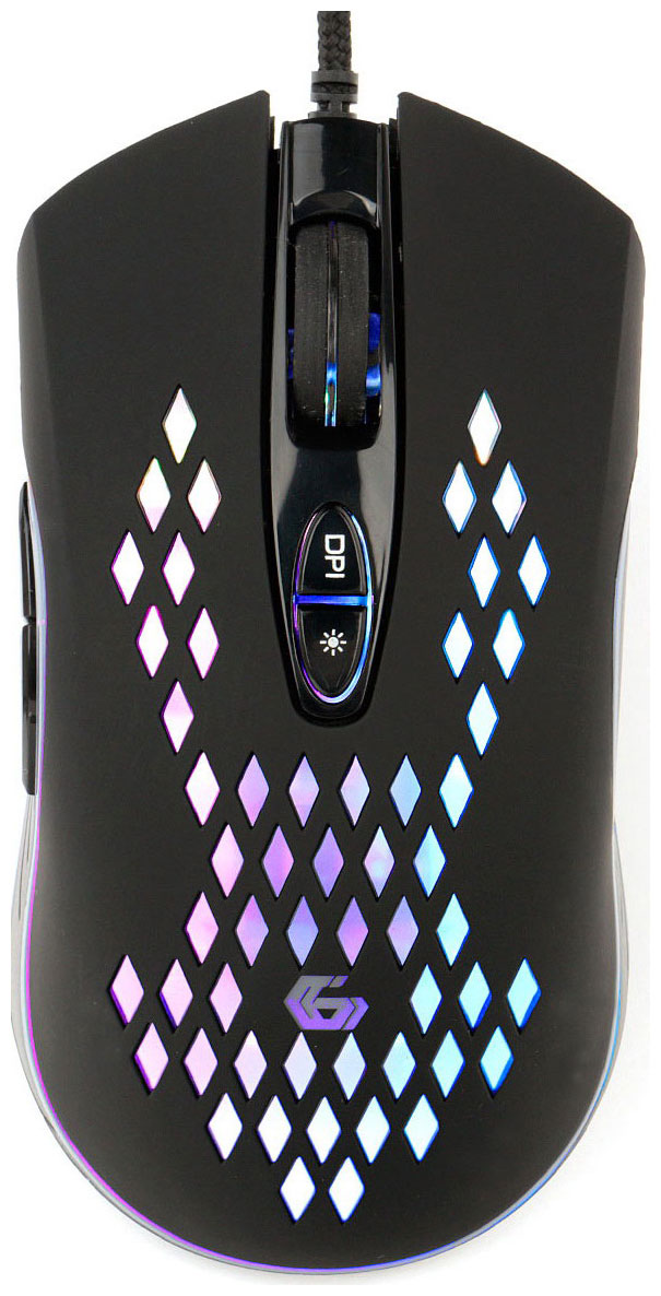 Мышь Gembird MG-580 игровая мышь sven rx g975 чёрная 10 кнопок 10000 dpi usb pixart 3325 rgb подсветка