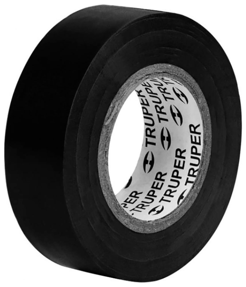 фото Изолента truper m-22 12501 акрил, 9 м, ширина 19 мм, черная